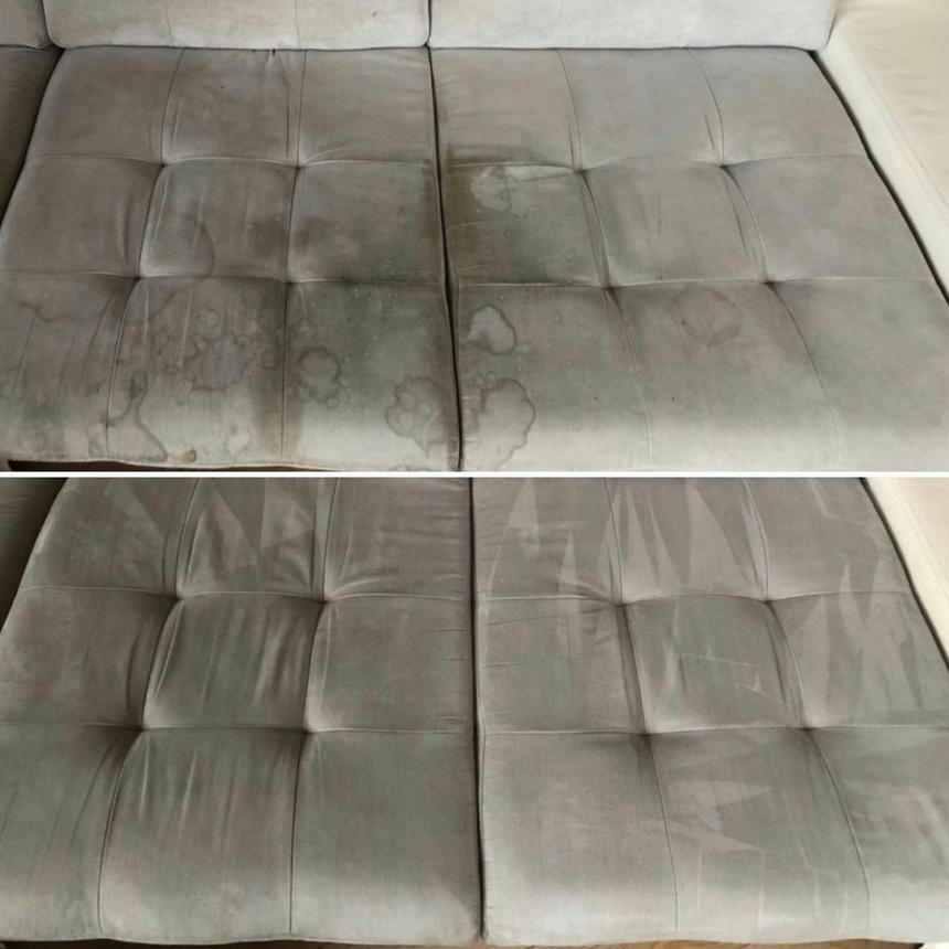 Diivani puhastus tulemus